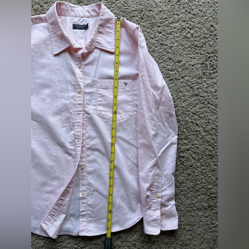 Vineyard Vines Solid Pink Bayview Oxford Button-D… - image 4
